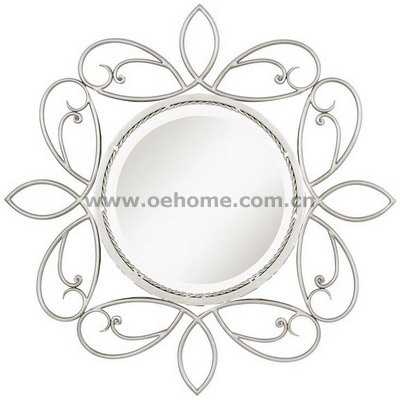 8392 Decorative modern hanging metal wall mirror